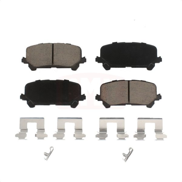 [Rear] Ceramic Disc Brake Pads CMX-D1724 For Honda Pilot Ridgeline Acura MDX
