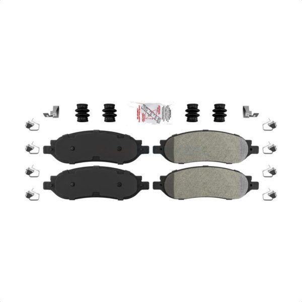 [Rear] Semi-Metallic Disc Brake Pads NWF-ASD1068 For Ford F-350 Super Duty F-250