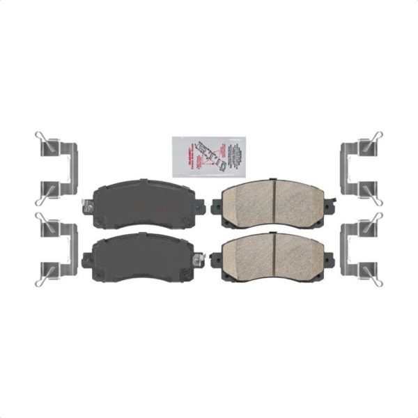 [Front] Ceramic Disc Brake Pads NWF-PRC2045 For Subaru Crosstrek Forester Legacy