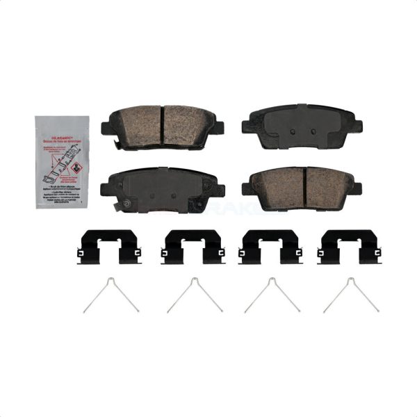 [Rear] Ceramic Disc Brake Pads NWF-PRC2100 For 2018-2020 Genesis G80 3.8L 5.0L