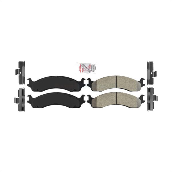 [Front] Semi-Metallic Disc Brake Pads NWF-PRM655 For Ford Dodge E-350 Super Duty