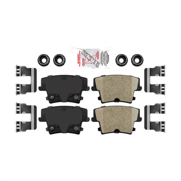 [Rear] Ceramic Disc Brake Pads NWF-PTC1057 For Dodge Chrysler 300 Charger Magnum