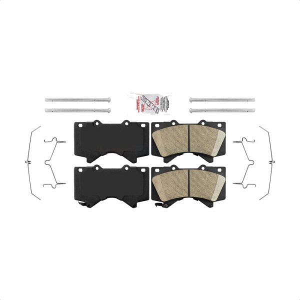 [Front] Ceramic Disc Brake Pads NWF-PTC1303 For Toyota Tundra Sequoia Lexus Land