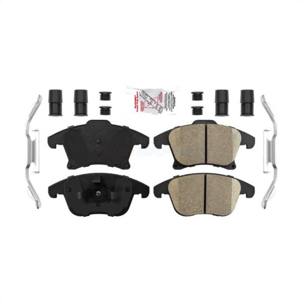 [Front] Ceramic Disc Brake Pads NWF-PTC1653 For Ford Fusion Lincoln MKZ Police