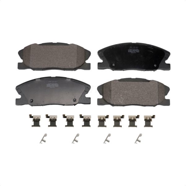 [Front] Semi-Metallic Disc Brake Pads PPF-D1767 For 2014-2023 Dodge Charger RWD