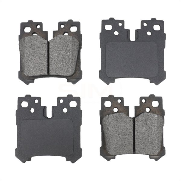 [Rear] Semi-Metallic Disc Brake Pads SIM-1283 For Lexus LS460 LS500 LS600h