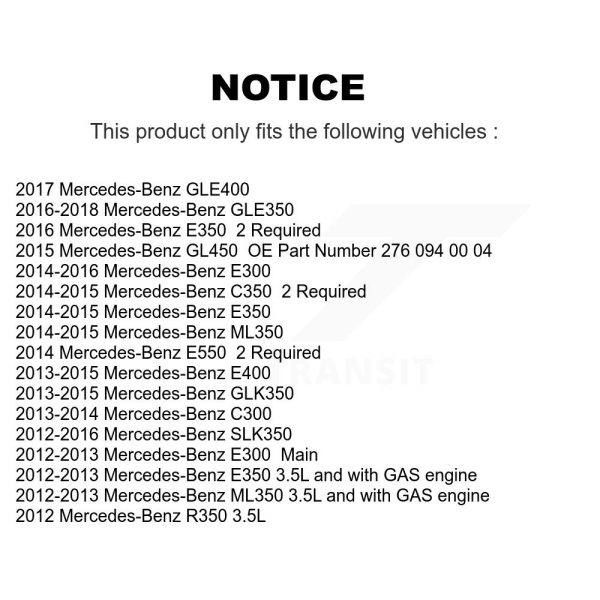 Air Filter 57-49034 For Mercedes-Benz ML350 C300 GLK350 E350 GLE350 GLE400 - Image 2