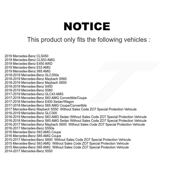 [Rear] Wheel Bearing Assembly 70-512560 For Mercedes-Benz GLC300 E400 GLC43 AMG - Image 2
