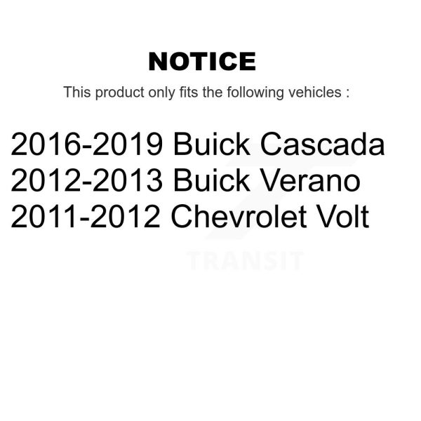 [Rear] Wheel Bearing Hub Assembly 70-512581 For Buick Verano Chevrolet Volt - Image 2