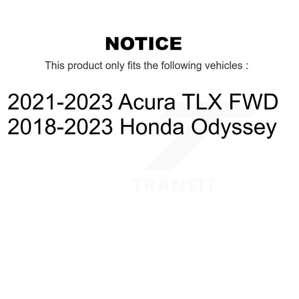 [Rear] Wheel Bearing Hub Assembly 70-512656 For Honda Odyssey Acura TLX - Image 2