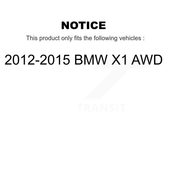 [Front] Wheel Bearing Hub Assembly 70-513332 For 2012-2015 BMW X1 AWD - Image 2