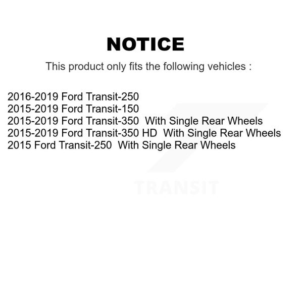 [Front] Wheel Bearing Hub Assembly 70-515153 For Ford Transit-250 Transit-150 HD - Image 2