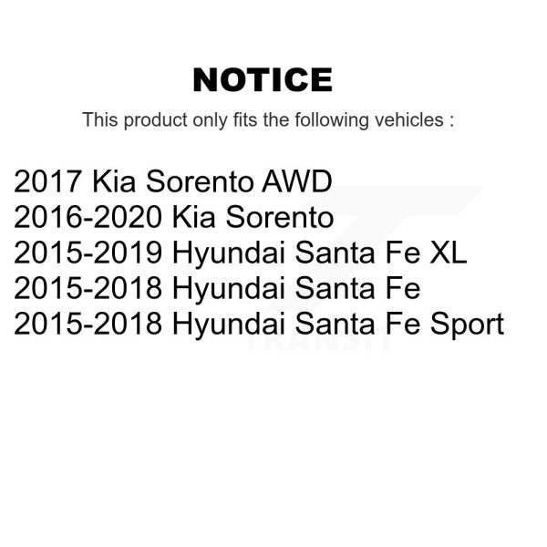 Wheel Bearing Hub Assembly 70-KH2710 For Hyundai Santa Fe Sport Kia Sorento - Image 2