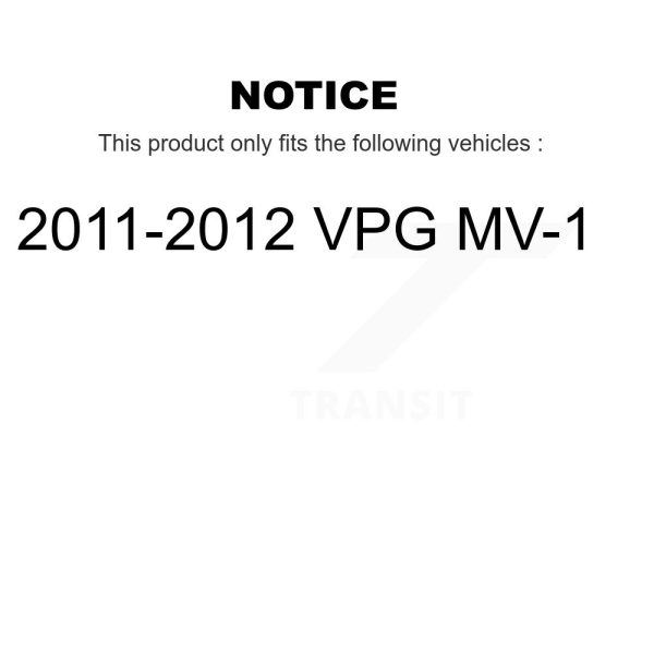 Wheel Bearing Hub Assembly 70-KH4510 For 2011-2012 VPG MV-1 - Image 2