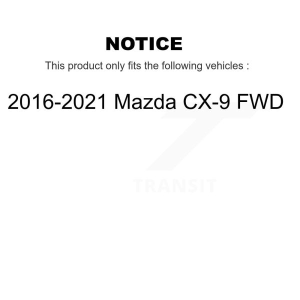 [Rear] Wheel Bearing Hub Assembly 70-KH8007 For 2016-2021 Mazda CX-9 FWD - Image 2