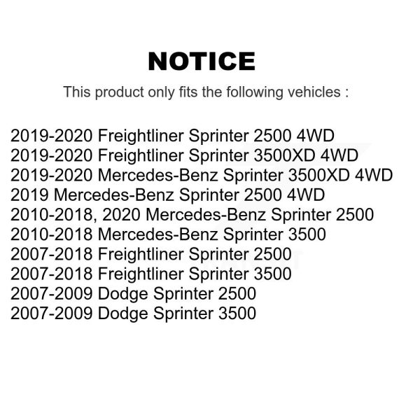 [Front Inner] Steering Tie Rod End 72-EV800888 For Mercedes-Benz Sprinter 2500 - Image 2