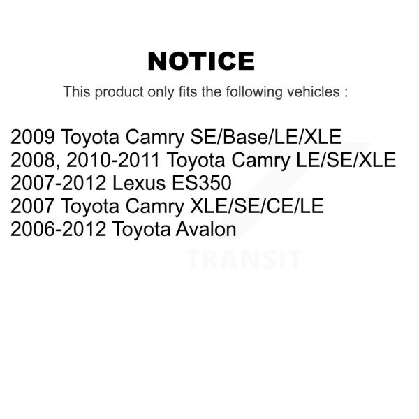 [Rear To Frame] Suspension Stabilizer Bar Bushing Kit 72-K200751 For Toyota - Image 2