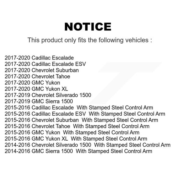 [Front Lower] Suspension Ball Joint 72-K500408 For GMC Chevrolet Sierra 1500 XL - Image 2
