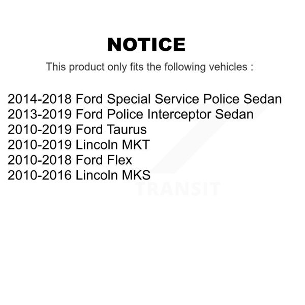 [Front Right] Suspension Stabilizer Bar Link Kit 72-K750389 For Ford Taurus Flex - Image 2