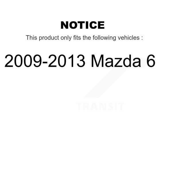 [Rear] Suspension Stabilizer Bar Link Kit 72-K750403 For 2009-2013 Mazda 6 - Image 2