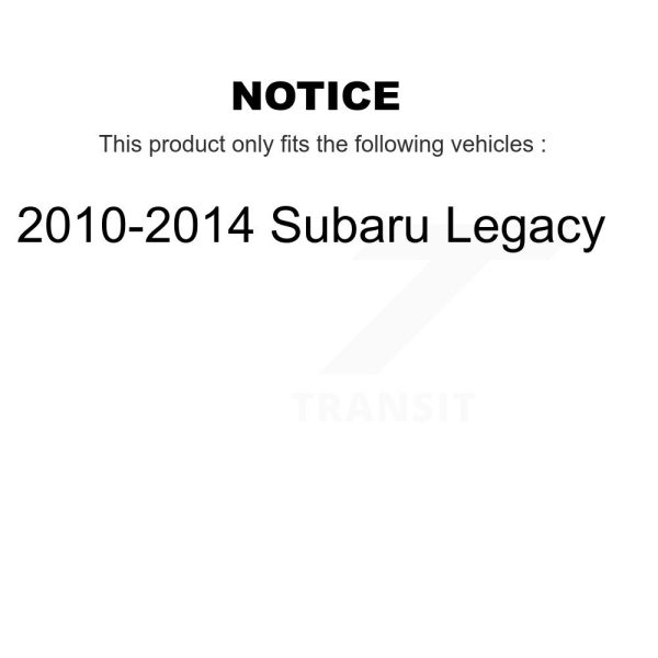 [Front] Suspension Stabilizer Bar Link Kit 72-K750422 For 10-14 Subaru Legacy - Image 2