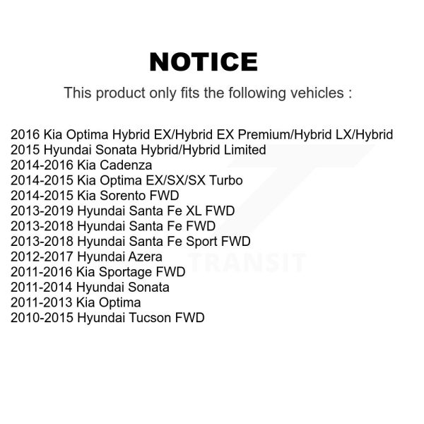 [Rear] Suspension Stabilizer Bar Link Kit 72-K750603 For Hyundai Santa Fe Sport - Image 2