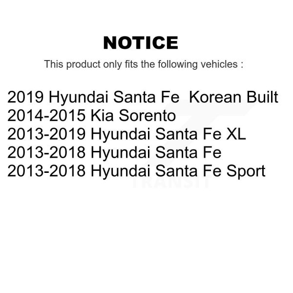 [Front] Suspension Stabilizer Bar Link Kit 72-K750659 For Hyundai Santa Fe Sport - Image 2