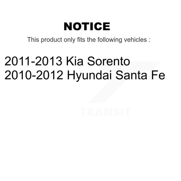 [Front] Suspension Strut Hardware Kit 73-902037 For Hyundai Santa Fe Kia Sorento - Image 2