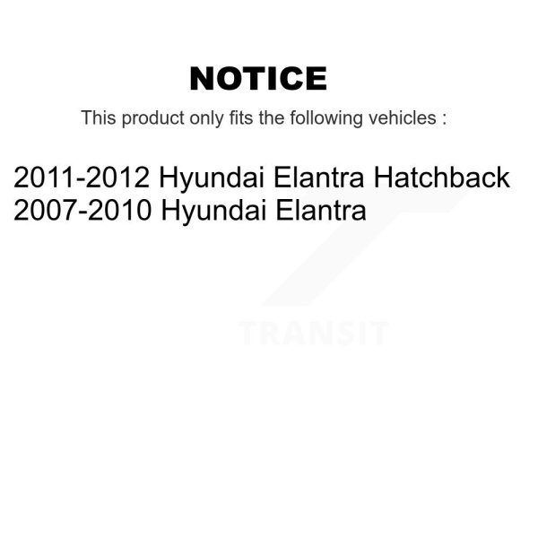 [Rear] Suspension Strut Hardware Kit 73-902117 For Hyundai Elantra - Image 2