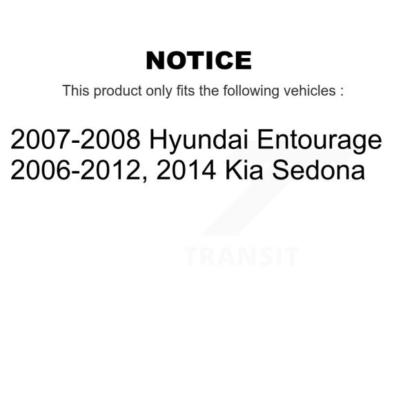 [Front Right] Suspension Strut 78-72917 For Kia Sedona Hyundai Entourage - Image 2