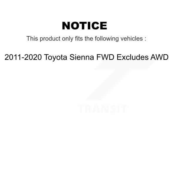 [Front Right] Suspension Strut Coil Spring Assembly 78A-11386 For Toyota Sienna - Image 2