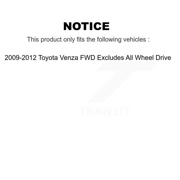 [Rear Right] Suspension Strut Coil Spring Assembly 78A-15414 For Toyota Venza - Image 2