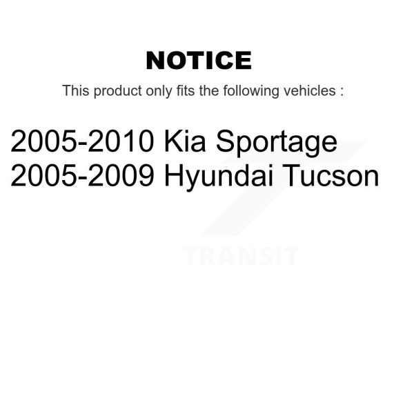 [Rear Left] Suspension Strut Coil Spring Assembly 78A-15511 For Hyundai Tucson - Image 2