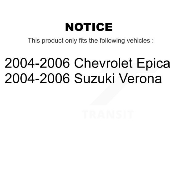 [Front] Disc Brake Rotor 8-580410 For 2004-2006 Chevrolet Epica Suzuki Verona - Image 2