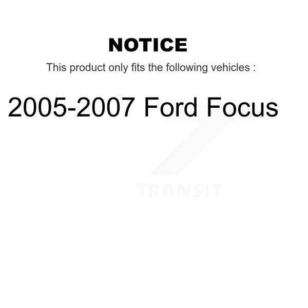 [Front] Disc Brake Rotor 8-680319 For 2005-2007 Ford Focus - Image 2