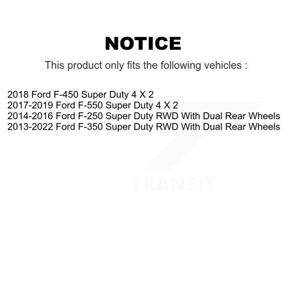 [Front] Disc Brake Rotor Hub Assembly 8-681785 For Ford F-350 Super Duty F-250 - Image 2