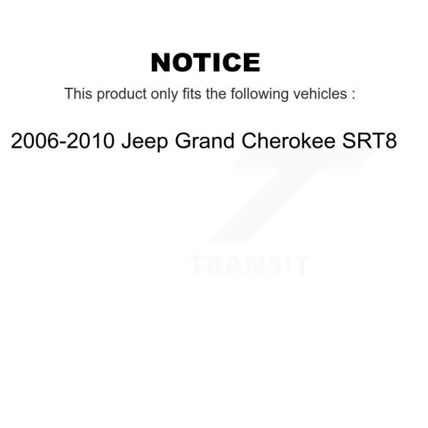 [Rear] Disc Brake Rotor 8-780514 For 2006-2010 Jeep Grand Cherokee SRT8 - Image 2