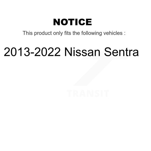 [Rear] Brake Drum 8-97865 For 2013-2022 Nissan Sentra - Image 2