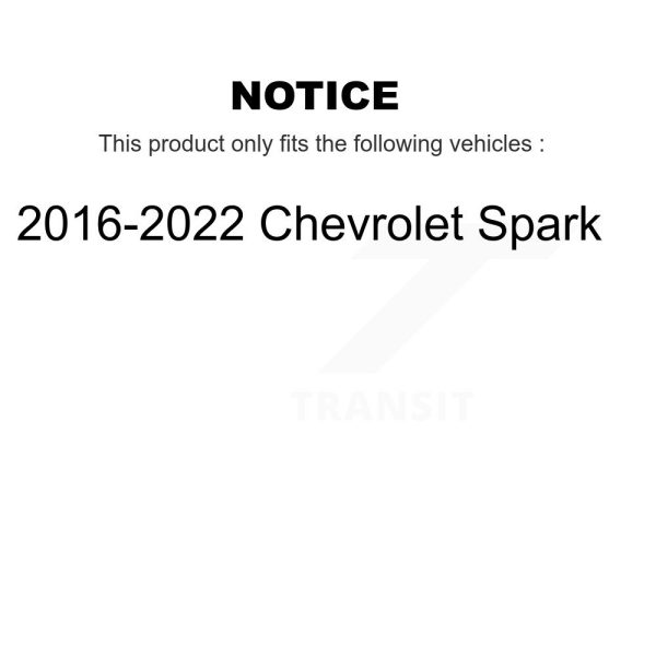 [Rear] Brake Drum 8-97929 For 2016-2022 Chevrolet Spark - Image 2
