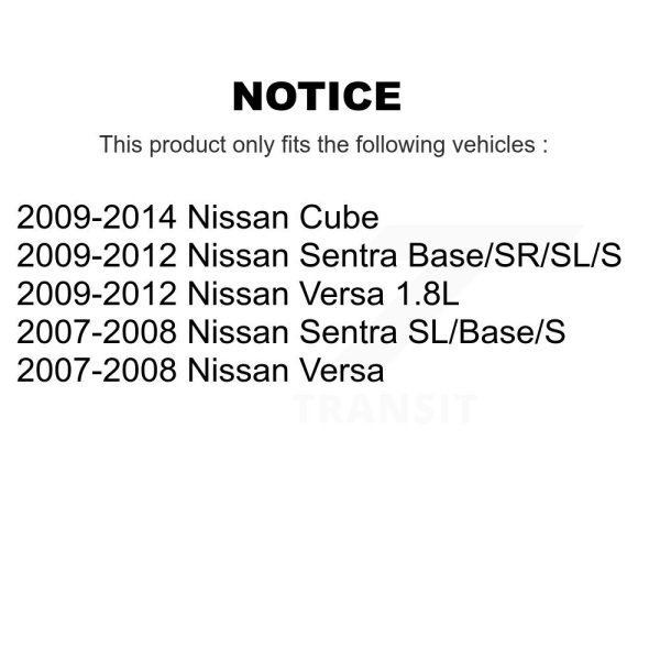 [Rear] Brake Drum 8-9796 For Nissan Versa Sentra Cube - Image 2