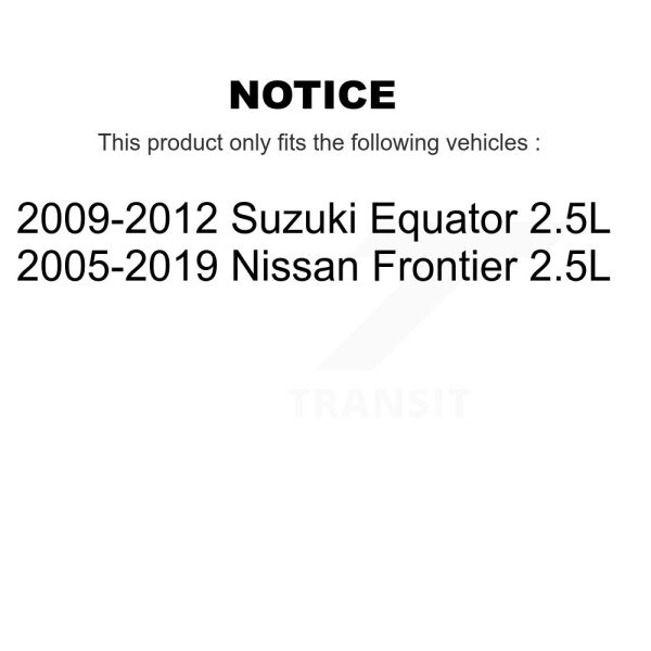 [Front] Disc Brake Rotor 8-980369 For Nissan Frontier Suzuki Equator 2.5L - Image 2