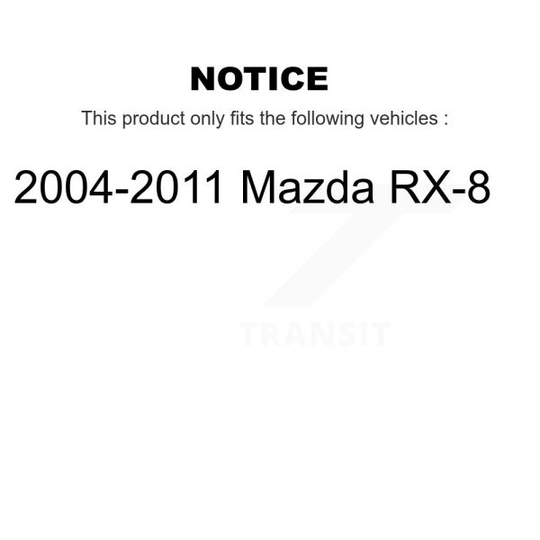 [Rear] Disc Brake Rotor 8-980522 For 2004-2011 Mazda RX-8 - Image 2