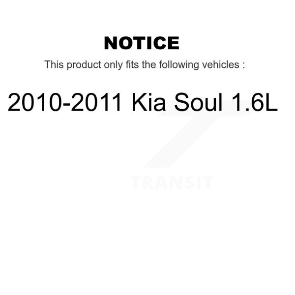 [Front] Disc Brake Rotor 8-980842 For 2010-2011 Kia Soul 1.6L - Image 2