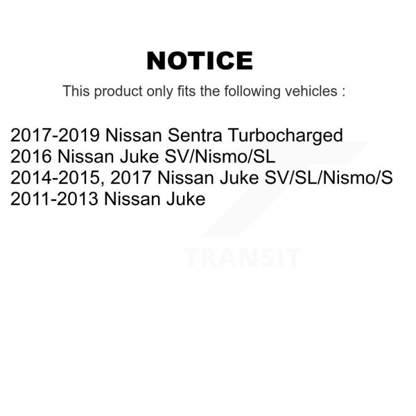[Front] Disc Brake Rotor 8-980864 For Nissan Sentra Juke - Image 2