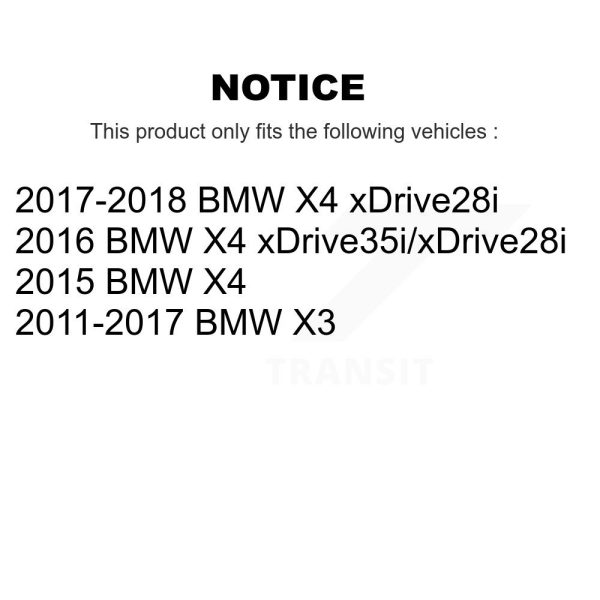 [Front] Disc Brake Rotor 8-980925 For BMW X3 X4 - Image 2