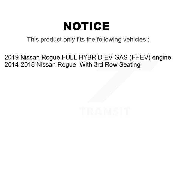 [Front] Disc Brake Rotor 8-981779 For Nissan Rogue - Image 2
