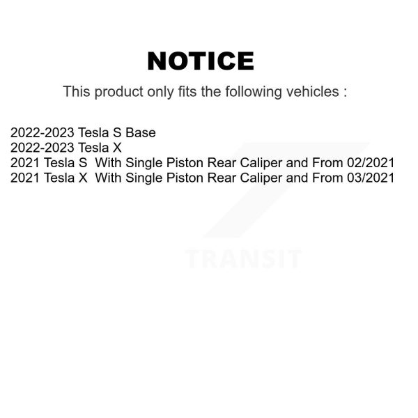 [Rear] Disc Brake Rotor 8-TQ8478 For Tesla X S - Image 2