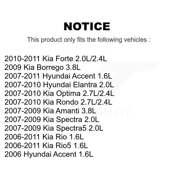 Electric Fuel Pump AGY-00210222 For Hyundai Kia Accent Elantra Rondo Forte - Image 2