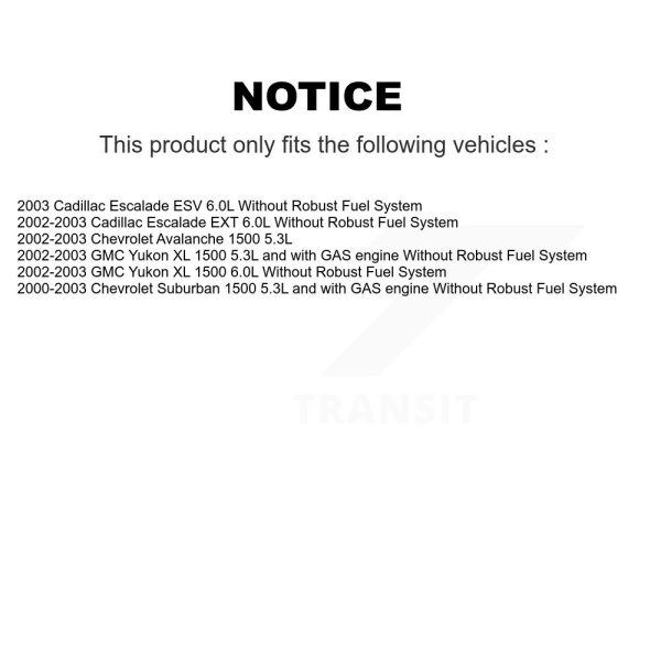 Fuel Pump Module Assembly AGY-00310228 For Chevrolet Avalanche 1500 Suburban - Image 2