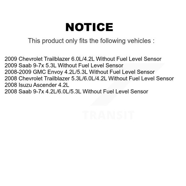 Fuel Pump Module Assembly AGY-00310606 For Chevrolet Trailblazer GMC Envoy - Image 2